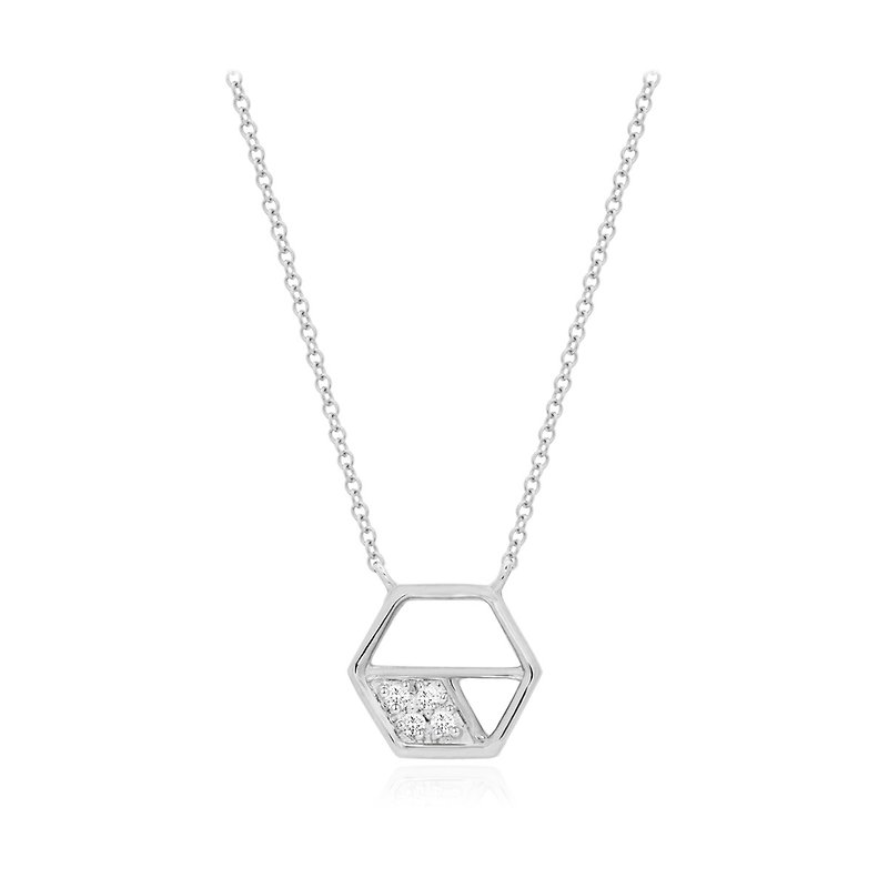 Deepest Secret Necklace | 14K Natural Diamond Necklace - Necklaces - Diamond 