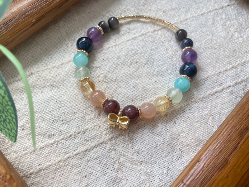 七脈輪4號 - 手鍊/手環 - 半寶石 多色