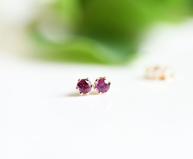 Garnet earrings for on sale baby