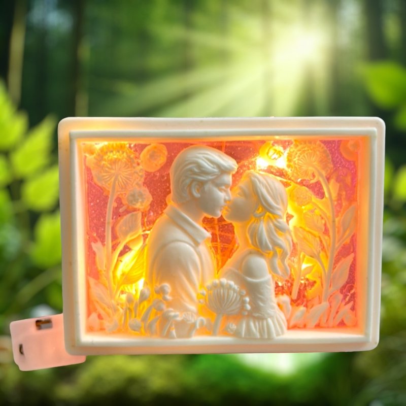 Twilight Kiss LED Night Light - Lighting - Resin 