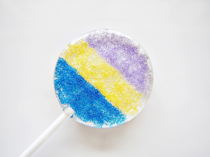 漸層棒棒糖-仲夏夜海洋 (5支/盒) - 零食/點心 - 新鮮食材 藍色