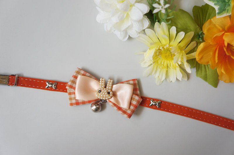 Cat Dog Rabbit-Small (PS)-Triangle Scarf Scarf Handmade Collar - Collars & Leashes - Other Materials Multicolor