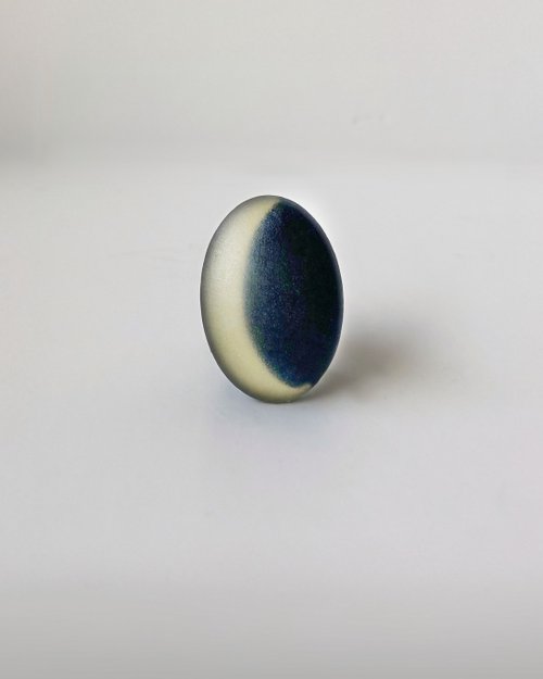 cuff-if Galaxy volume ring /Moon/ 月読 gold/silver925 戒指 日本戒指