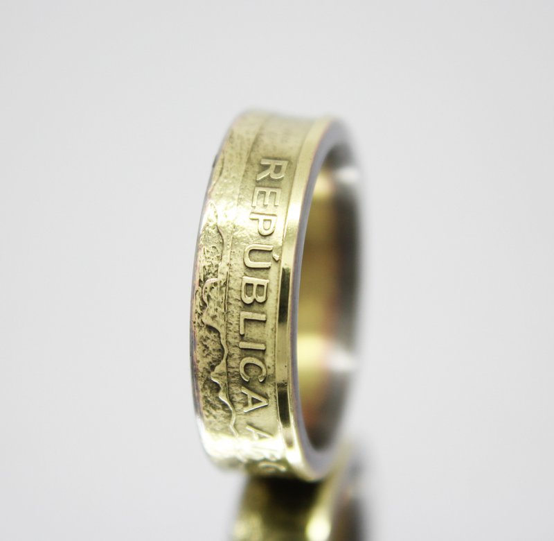 Argentina Coin Ring 2 pesos 2018 coin rings for men coin rings for women - 戒指 - 其他金屬 