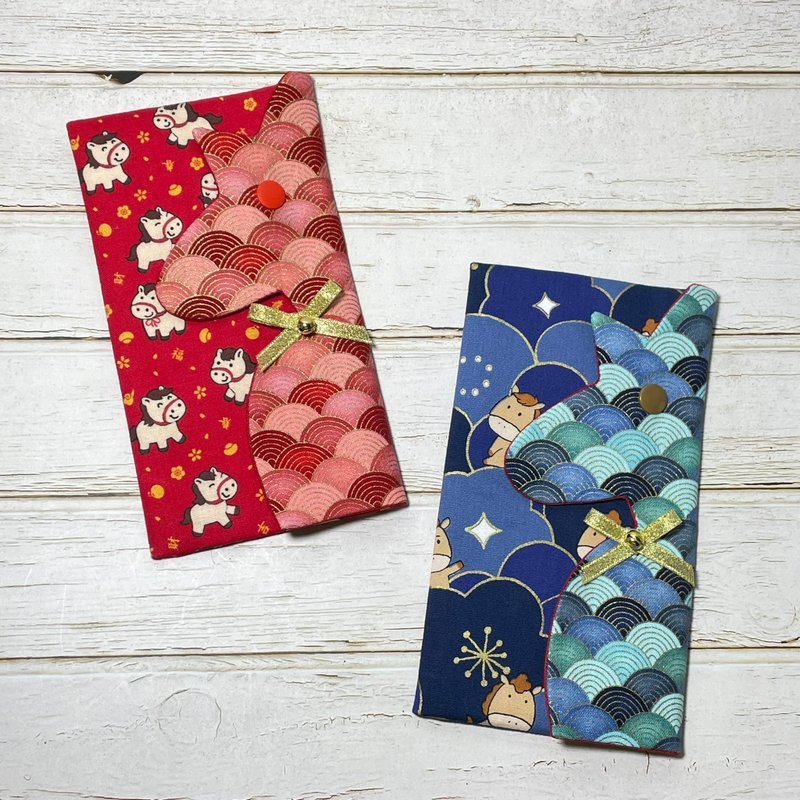 【創意紅包】馬上發財紅包袋 存摺包 利是封 布紅包 馬年 - 利是封/揮春 - 棉．麻 