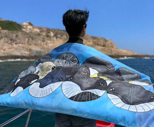 KUZIRA タオル KUZIRA タオル 青