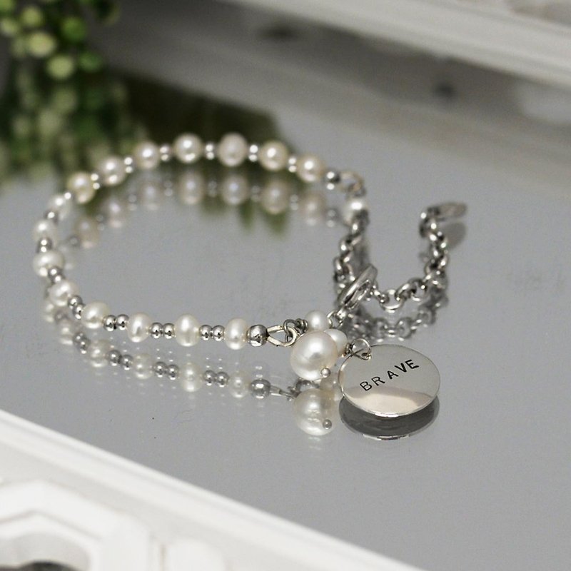 【happiness. Happy] Lucky Bracelet-Adult Edition | Commemorative Engraving | Customized Gift Bag - Bracelets - Gemstone 