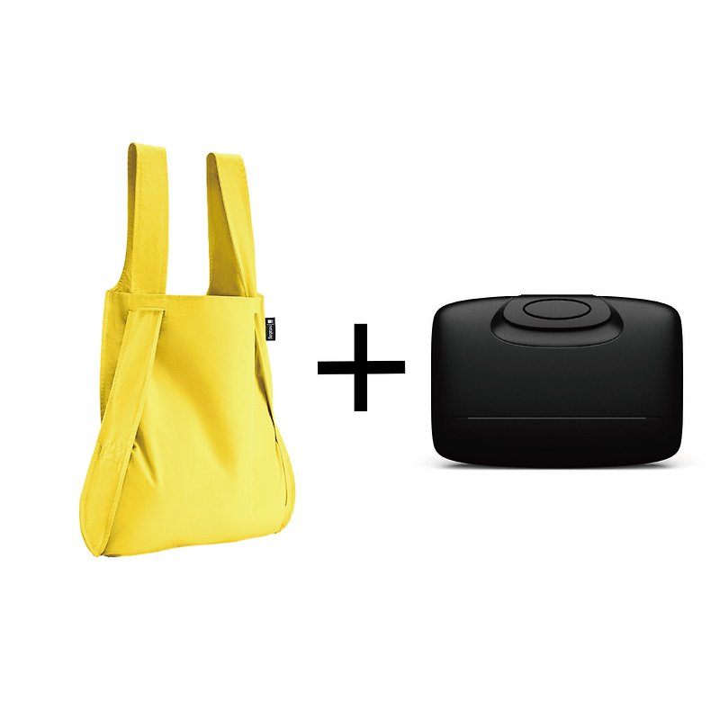Notabag, Germany - Lyme + Canada Capsul Universal Portable Clip - Classic Black - Handbags & Totes - Cotton & Hemp Yellow