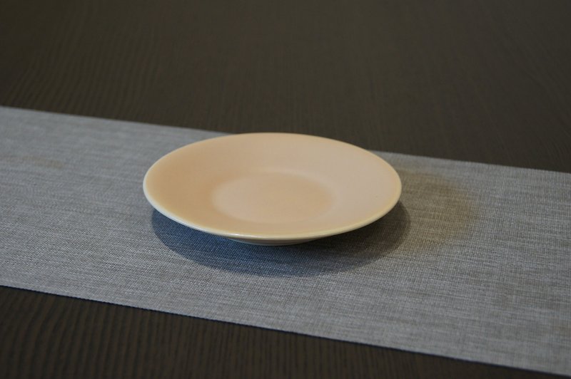 Muyue Small Plate-Fen Cheng - Plates & Trays - Pottery Orange