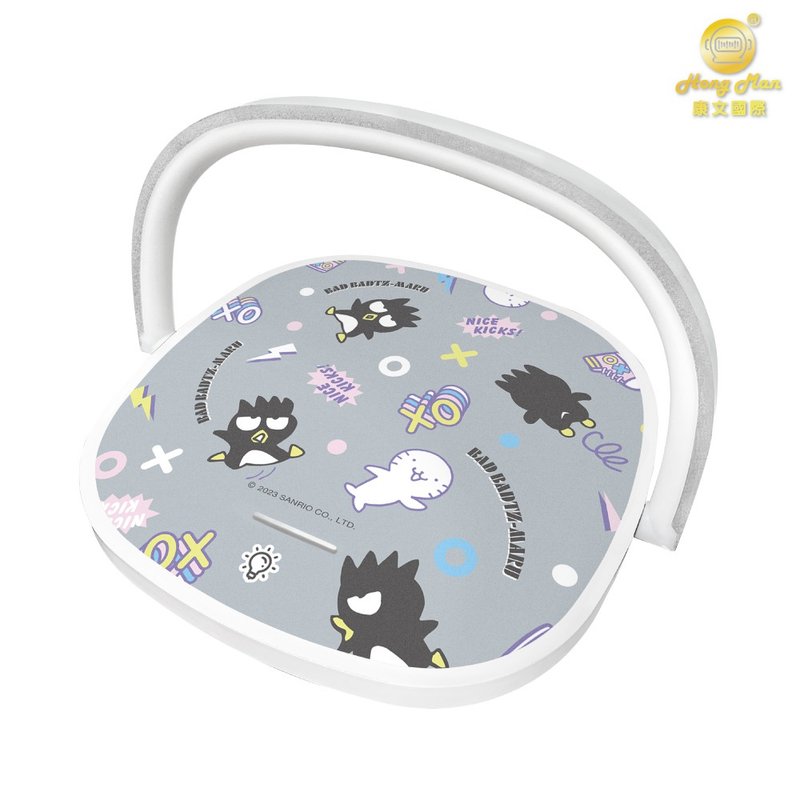 【Hong Man】Sanrio Night Light Wireless Charging Disk Colorful Party Cool Penguin - ที่ชาร์จไร้สาย - พลาสติก สีเทา