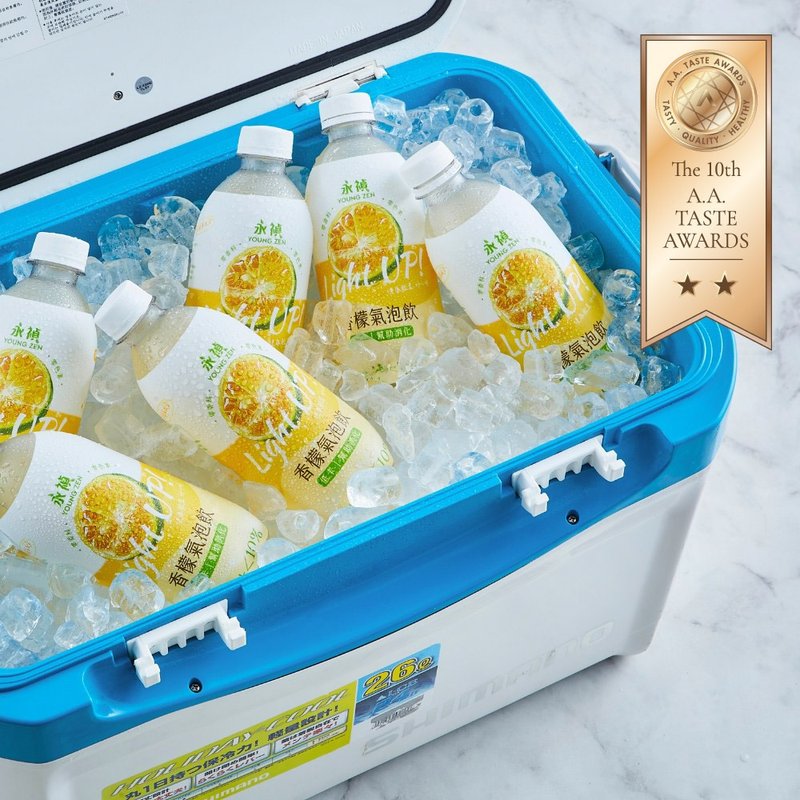 【永禎】香檬氣泡飲420ml 低卡 零香料色素 單入/24入 - 其他 - 新鮮食材 黃色