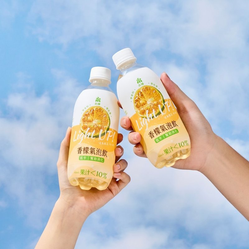 【永禎】香檬氣泡飲420ml 低卡 零香料色素 1入/24入 - 其他 - 新鮮食材 黃色