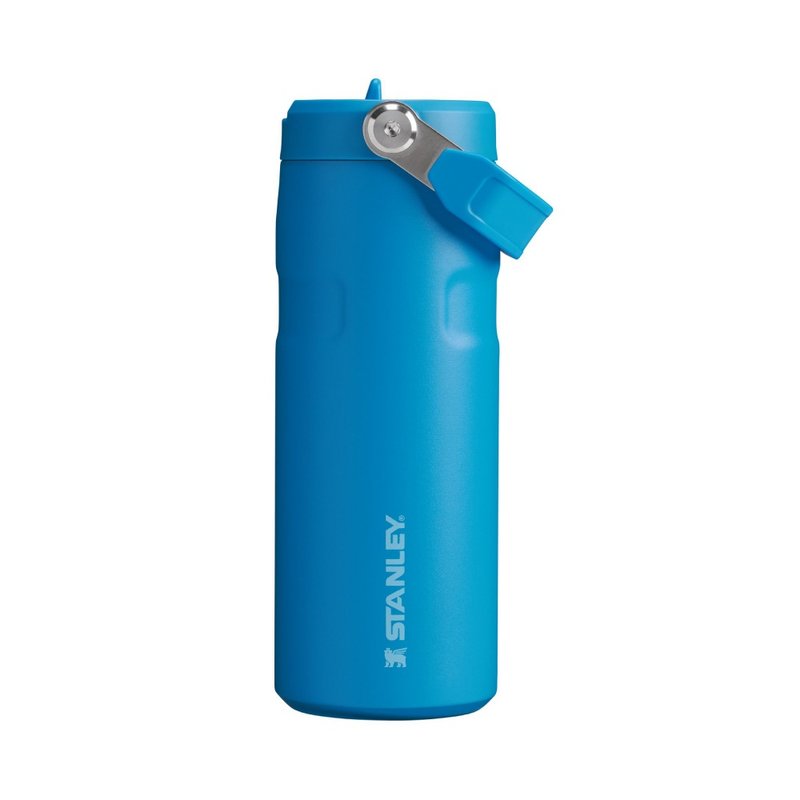 STANLEY輕重力系列 IceFlow Aerolight 摺疊吸管杯 0.47L /晴空藍 - 保溫瓶/保溫杯 - 不鏽鋼 藍色
