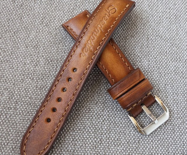 オメガ・スピードマスター用ウォッチストラップ。本革