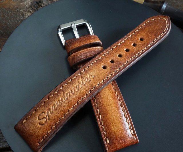 t*y様 OMEGA レザーストラップ オメガ・スピードマスター用ウォッチストラップ。本革