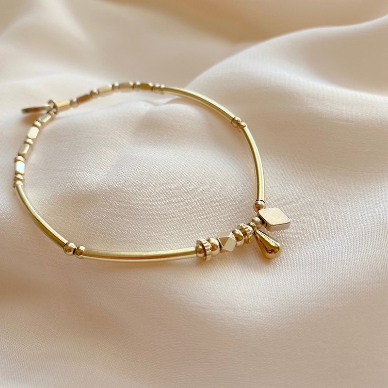 Simple - Brass bracelet - Bracelets - Copper & Brass Multicolor