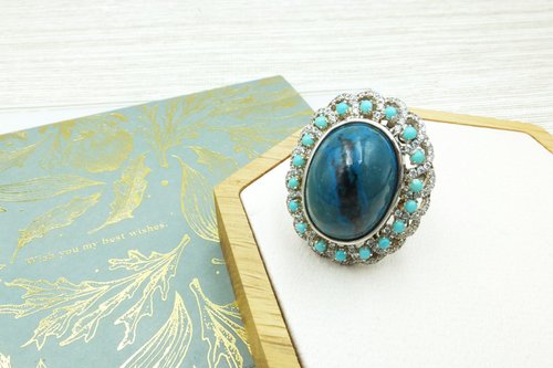 Muses Boite 美國藍寶藍綠松石戒指