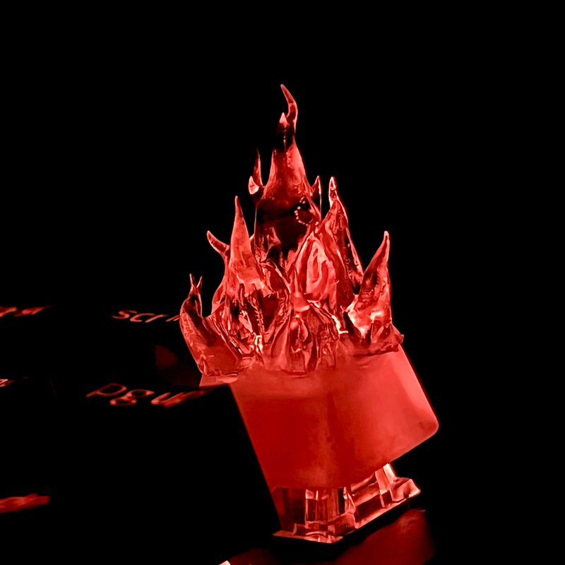 鍵帽, 火, 焰, 透明, 清晰, 遊戲, 鍵盤, cherry MX - 其他 - 塑膠 透明