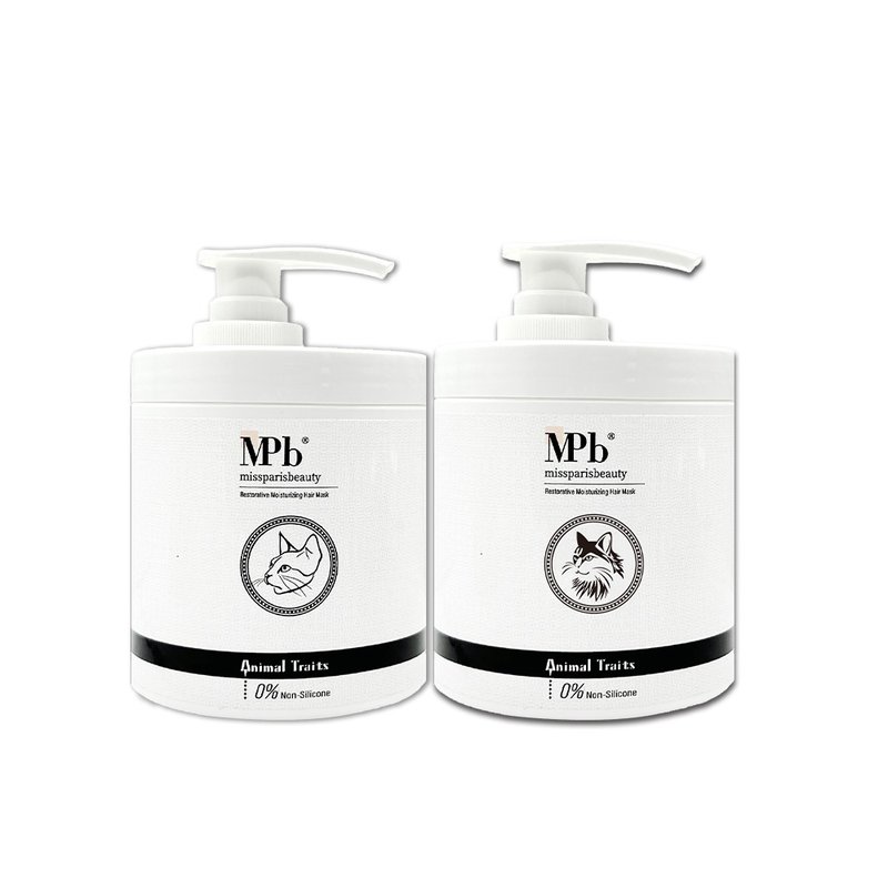 [MPB Miss Paris] Animal Head Series Hair Mask Hair Mask Conditioner Flush Hair Mask Hair Care Color Replenishing Wash - ครีมนวด - พลาสติก 