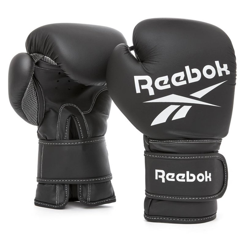 【Reebok】Boxing Gloves 拳擊訓練手套 - Black - 運動/健身器材 - 聚酯纖維 黑色