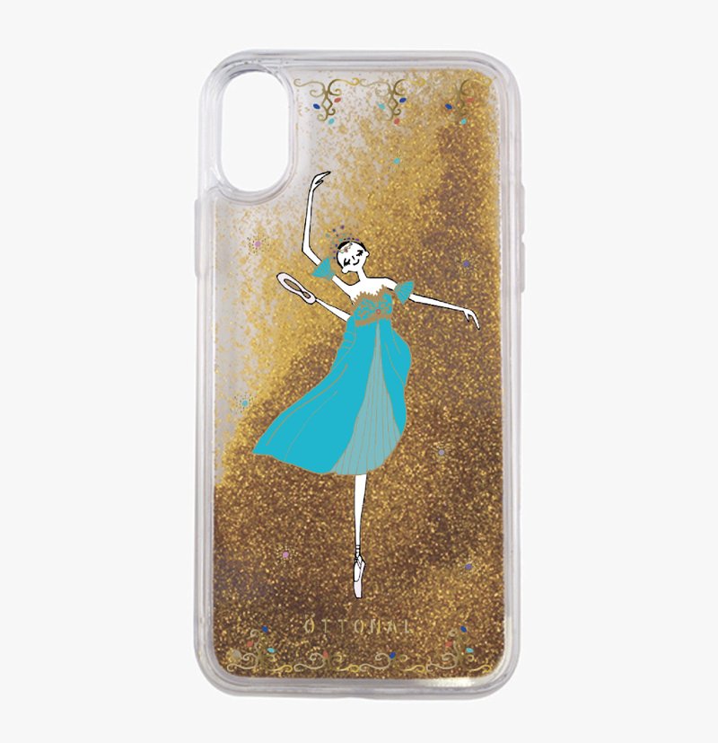iPhone　海賊　ゴールドグリッターケース - 手機殼/手機套 - 塑膠 金色