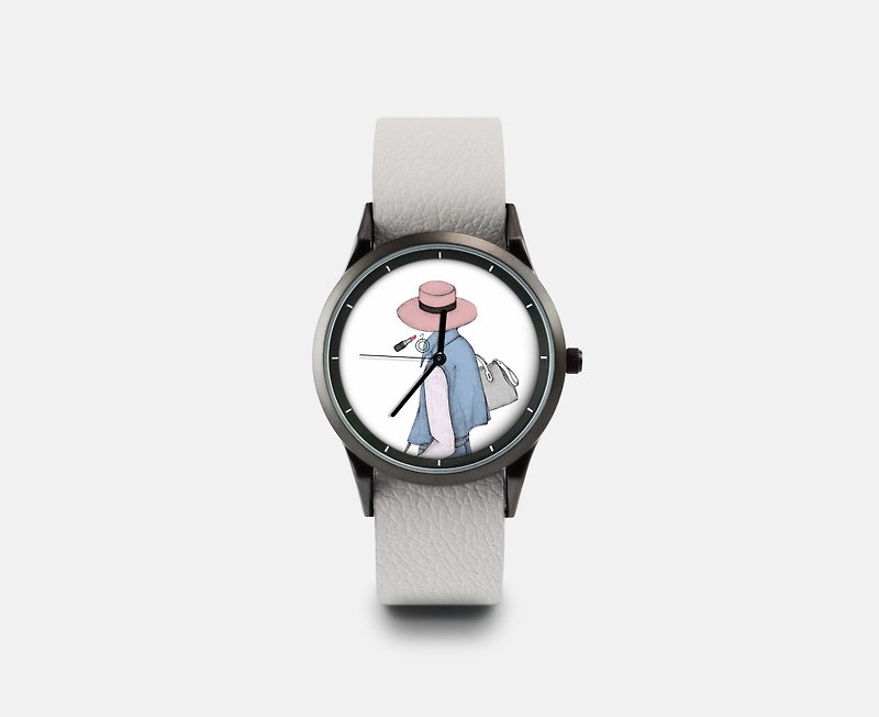 【Illustration Watch】Ladies - นาฬิกาผู้หญิง - โลหะ สึชมพู