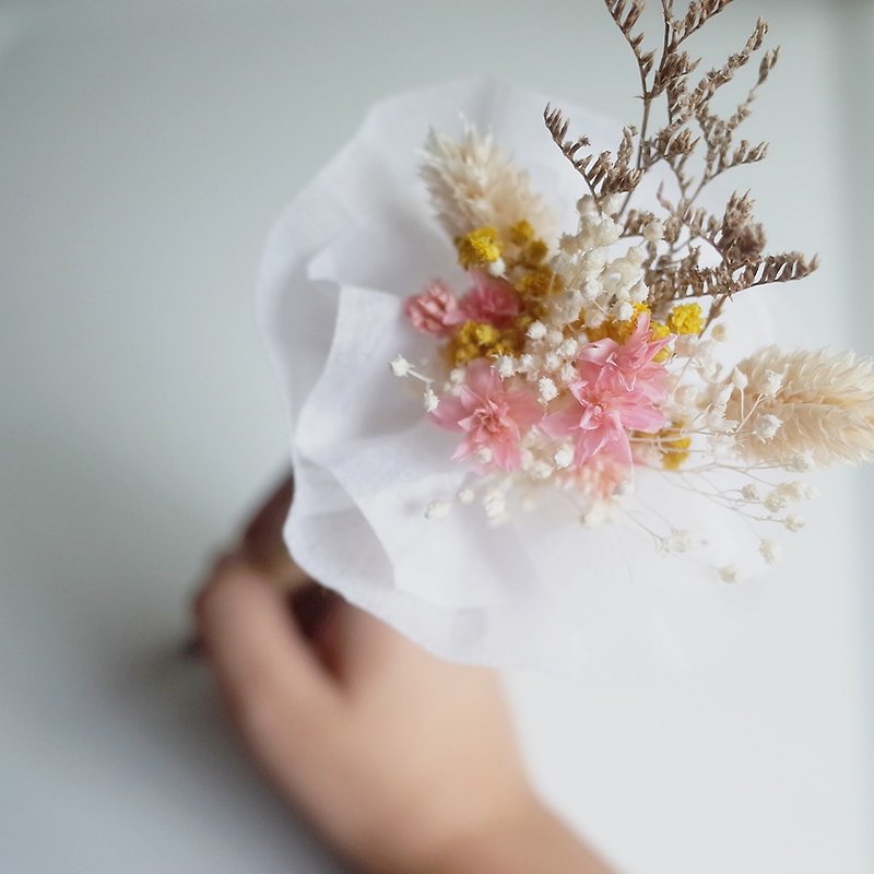 【Q-cute】 Dry flower signature pen series - pink line - อุปกรณ์เขียนอื่นๆ - พืช/ดอกไม้ สึชมพู
