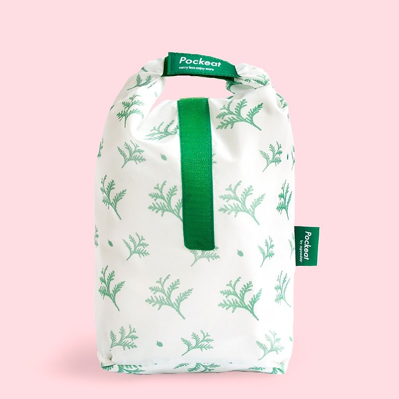 agooday | Pockeat food bag(L) - Taiwan  Cypress in Snow - Lunch Boxes - Plastic White