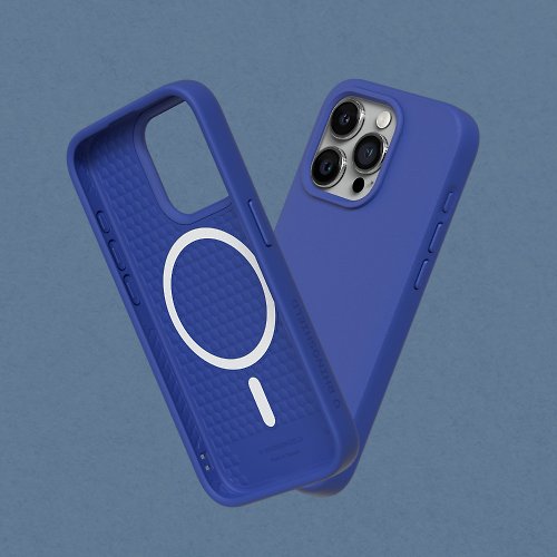 犀牛盾RHINOSHIELD SolidSuit(MagSafe兼容)磁吸手機殼/經典藍-for iPhone 系列