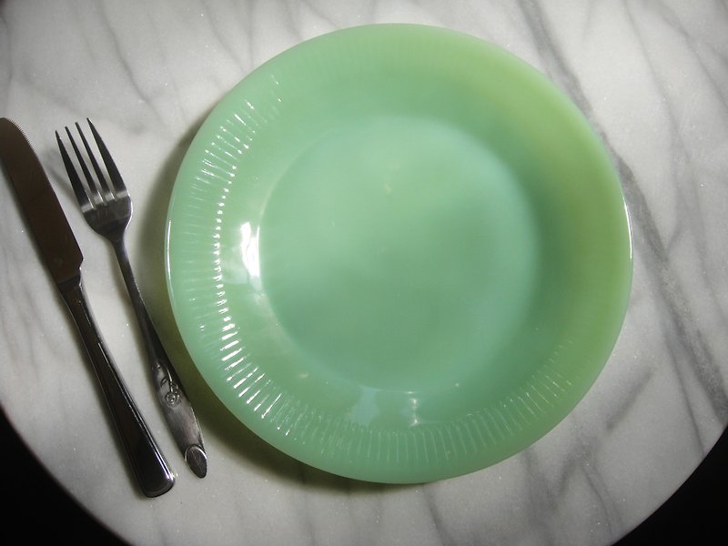 [OLD-TIME] Early second-hand American-made FIREKING jade glass plates*randomly shipped - Items for Display - Other Materials Multicolor