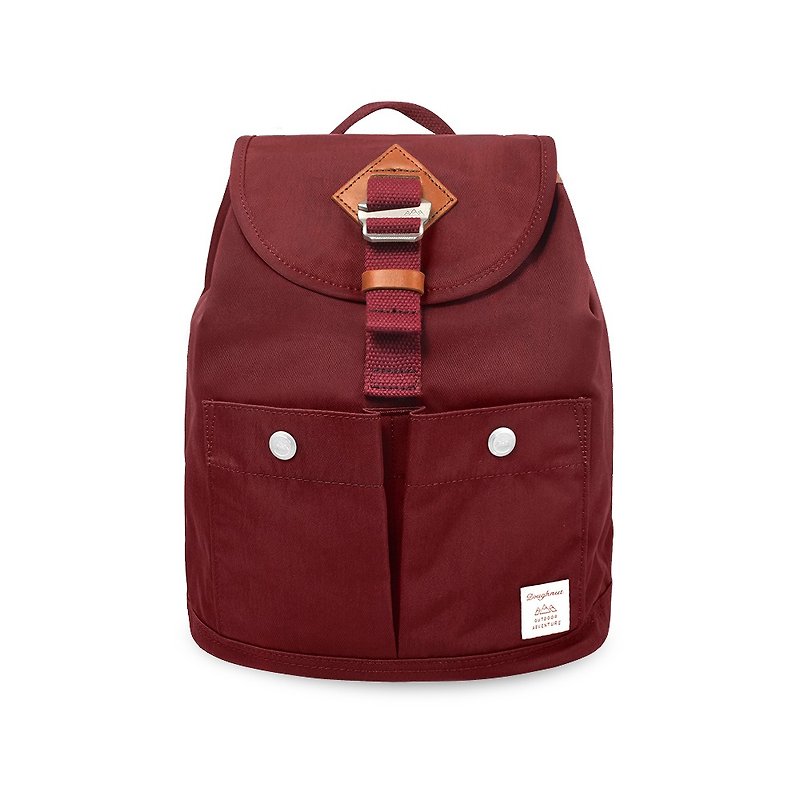 Doughnut water-repellent soda cracker mini backpack - alcoholic - Backpacks - Other Man-Made Fibers Red