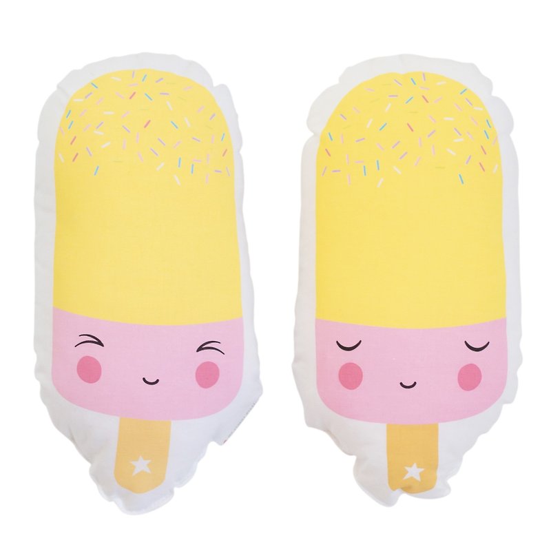 Dutch a Little Lovely Company ─ healing cute popsicle mini pillow - หมอน - ผ้าฝ้าย/ผ้าลินิน หลากหลายสี