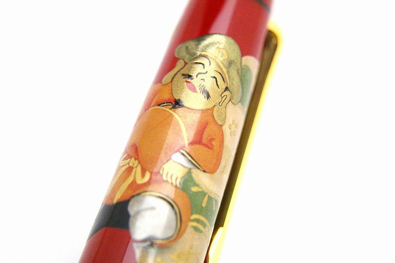 AGJ Original Maki-e Fountain pen Daikokuten Sailor King of Pen KOP #67 - 其他 - 其他材質 金色