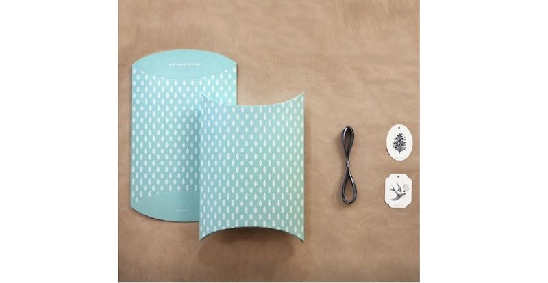 ICONIC heart belongs to your pillow-shaped gift box L-mint green, ICO86529 - Gift Wrapping & Boxes - Paper Green