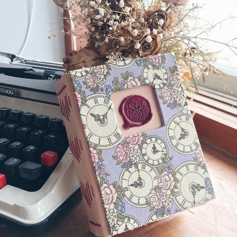 - Valentine's Day Special - Handmade Notebook Notepad Album Pocket Leather Book Back Gift - สมุดบันทึก/สมุดปฏิทิน - กระดาษ สึชมพู