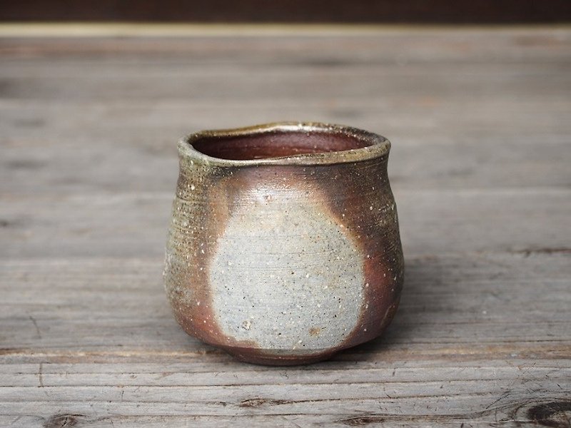 Bizen tea ceremony (small) 【sanuri】 _ y2-008 - Teapots & Teacups - Pottery Brown