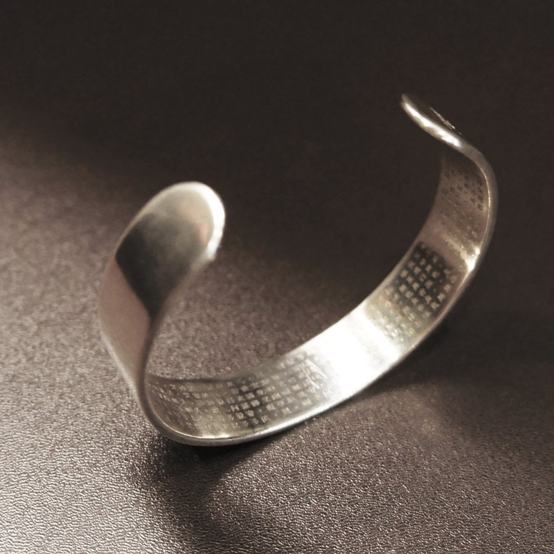 [If sub] sterling silver custom heart bracelet - Bracelets - Other Metals Gray