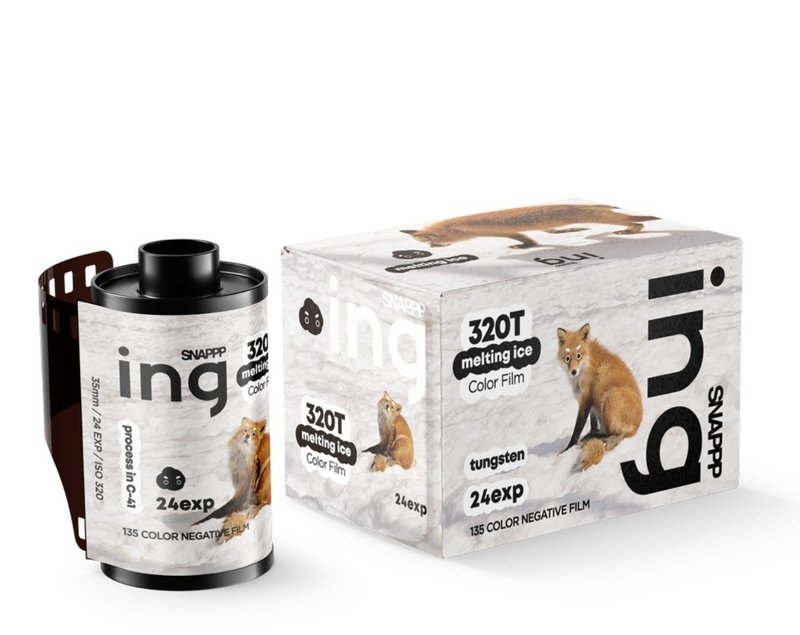 [Color Negative Film] SNAPPPing Little Fox 320T negatives 27 pieces - กล้อง - วัสดุอื่นๆ ขาว