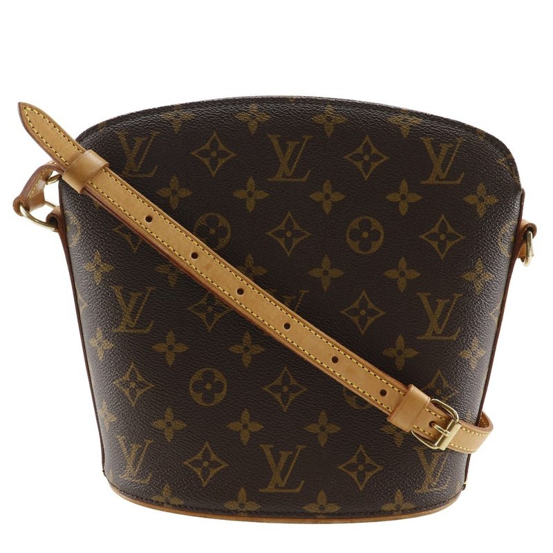 【日本直送】ルイ・ヴィトン LOUIS VUITTON ドルーオ ショルダーバッグ M51290 モノグラムキャンバス 茶 VI0041 レディース【中古】 - 側背包/斜背包 - 人造皮革 咖啡色