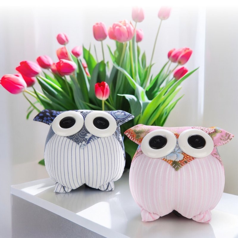 月桂娃娃-貓頭鷹S號 棉布材質 純手工一體成型 YueGui Dolls-Owl - 擺飾/家飾品 - 棉．麻 