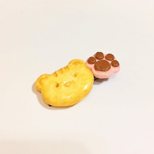 Mini Pie 手做飾品 QQ餅乾巧克力髮夾((滿600隨機送神秘小禮物))