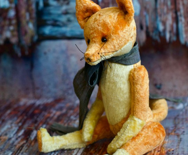 オレンジ色キャラクターぬいぐるみ高級手作りクラフト