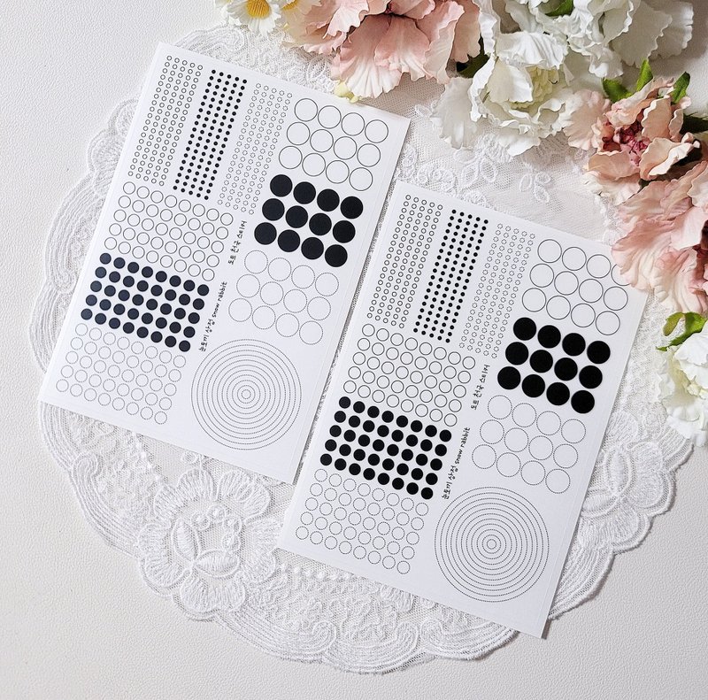 Dot heaven sticker - 貼紙 - 其他材質 