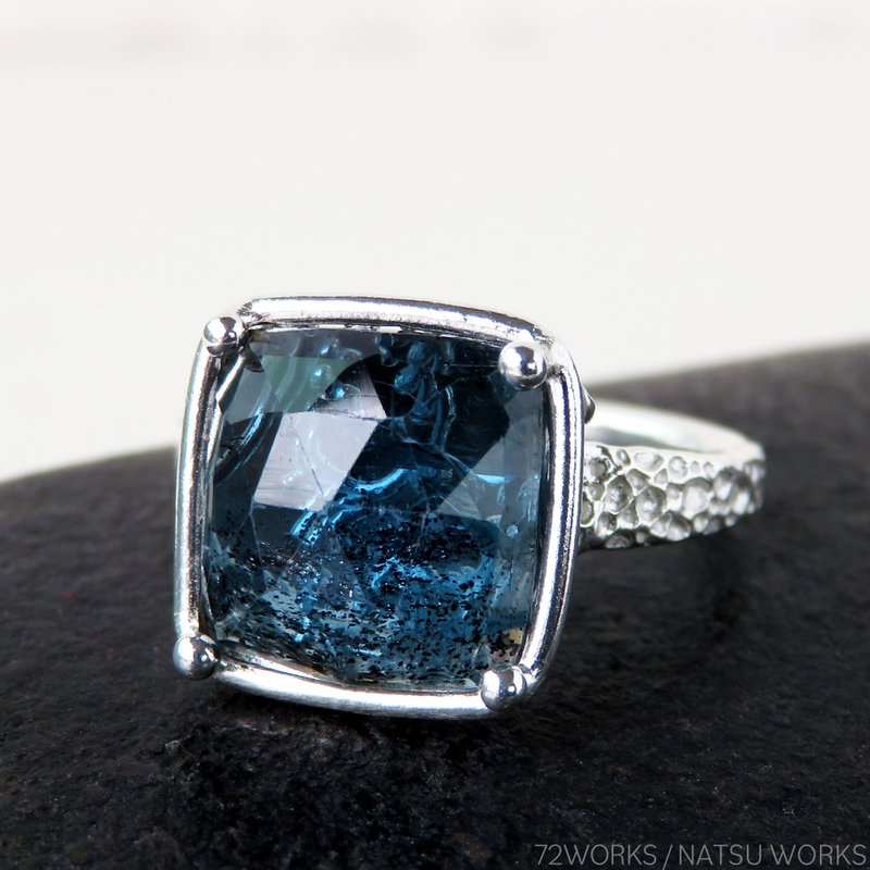 モス カイヤナイト リング / Moss Kyanite Ring rc - 戒指 - 寶石 藍色