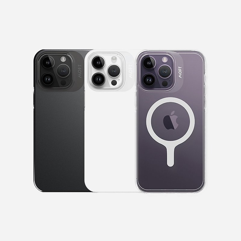 MOFT | 雙倍磁力手機保護殼 iPhone14系列專用 - 手機配件 - 玻璃 黑色