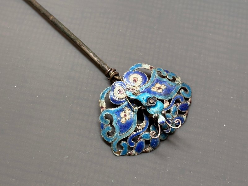 Enamel hairpin (old piece) - Hair Accessories - Enamel 