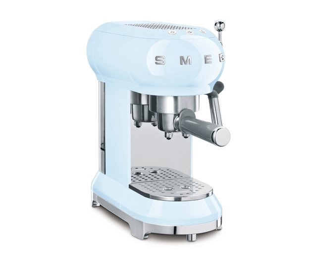 SMEG】Italian Semi-automatic Espresso Machine-Pink Blue - Shop SMEG Kitchen  Appliances - Pinkoi