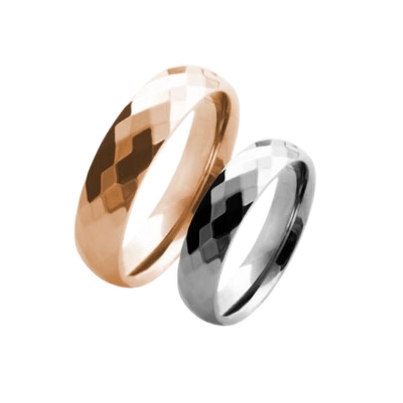 Pure titanium ring for true love - wide version (two colors optional) - แหวนทั่วไป - วัสดุอื่นๆ หลากหลายสี