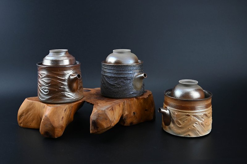 ポットとカップのワンセット - 磁器土急須と薪ケトル [Zhenlin Ceramics] - 急須・ティーカップ - 陶器 