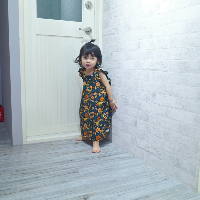 CHILDHOOD Chai Huhua & Tiger Dress - Kids' Dresses - Cotton & Hemp 
